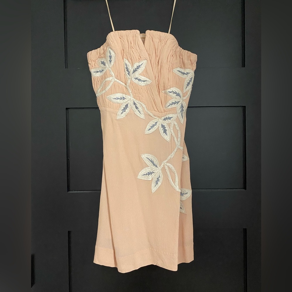 Free People dusty rose pink mini dress